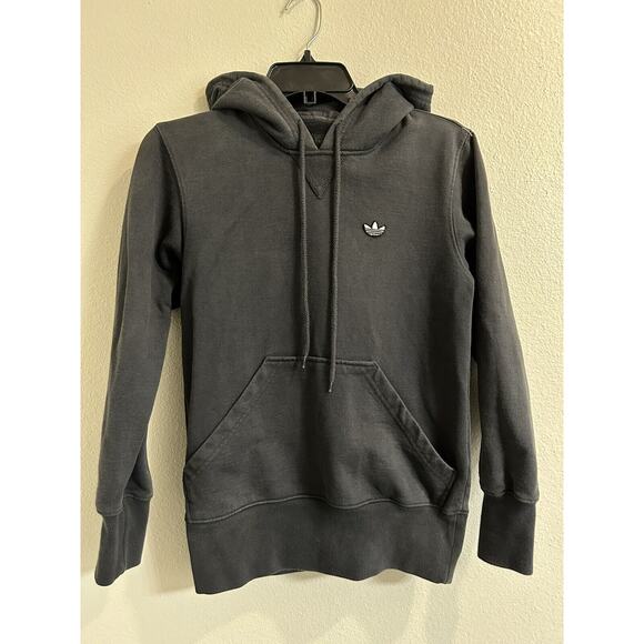 Adidas Originals Adicolor Essentials Trefoil Hoodie Men's XS GREY 90s Y2K - Picture 1 of 3
